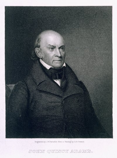 John Quincy Adams, engraved by John Wesley Paradise by Asher Brown Durand